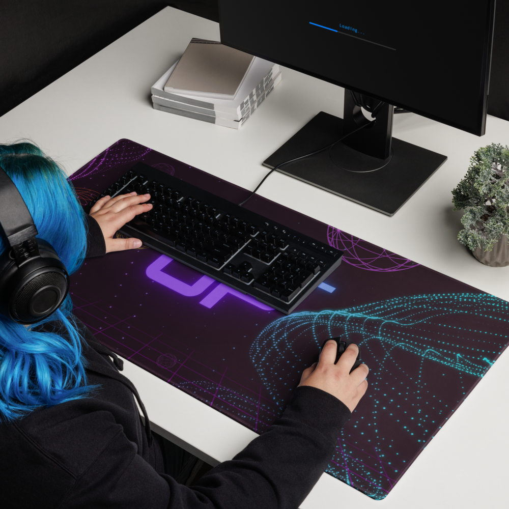Space inspired mouse pad