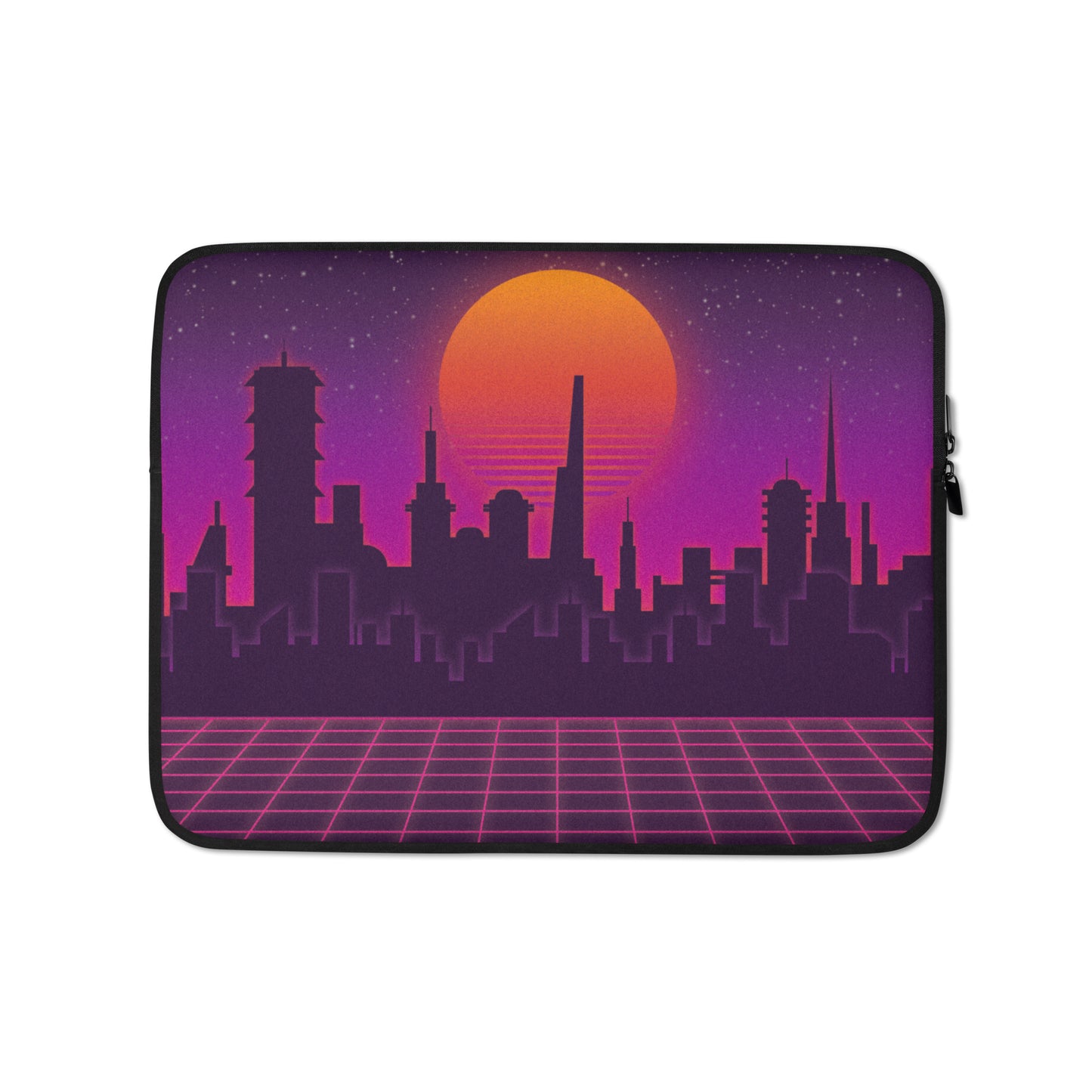 Cyberpunk city themed Laptop Sleeve